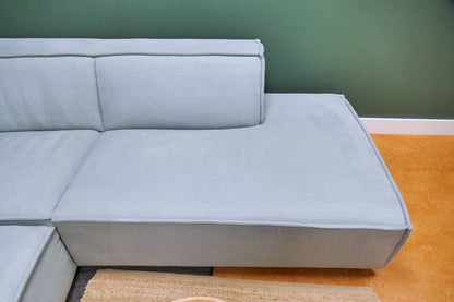 Refurbished hoekbank BySidde mintgroen