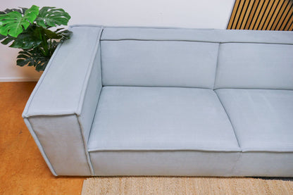 Refurbished hoekbank BySidde mintgroen