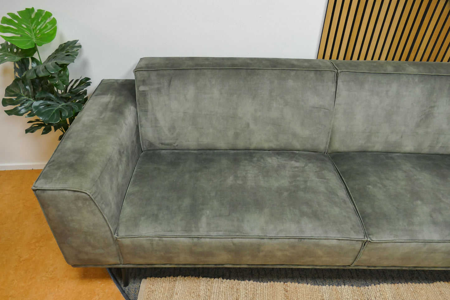 Refurbished 3,5-zits Zitmaxx Velvet Groen
