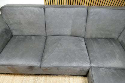 Refrubished Hoekbank Pronto Microvezel Antraciet
