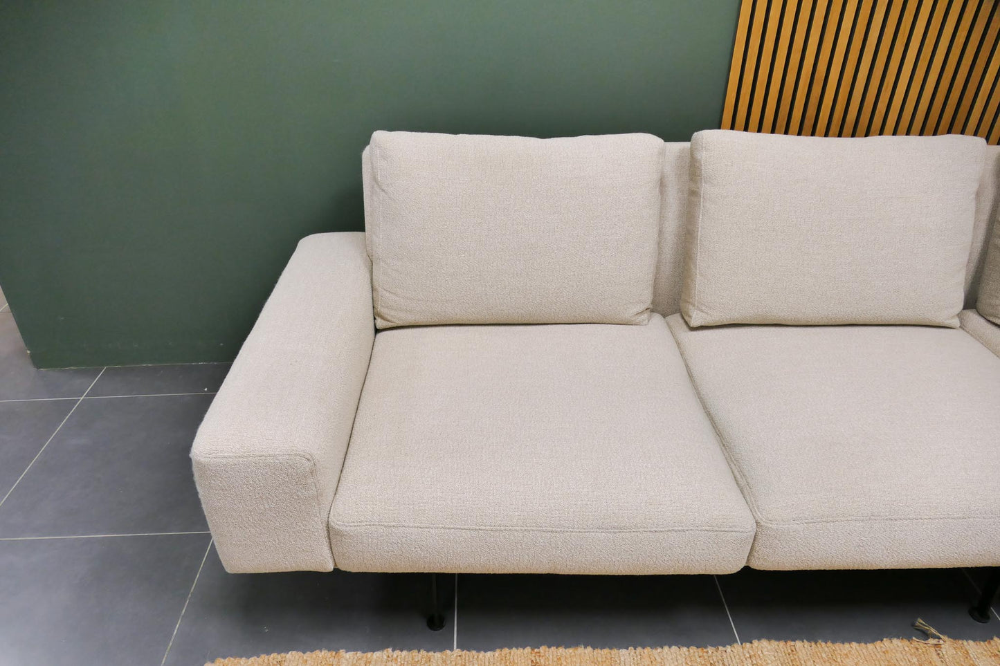 Refurbished Hoekbank Beige Passe Partout Zico