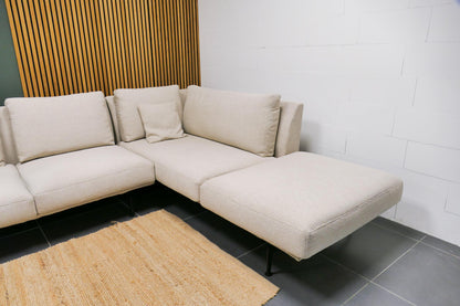 Refurbished Hoekbank Beige Passe Partout Zico