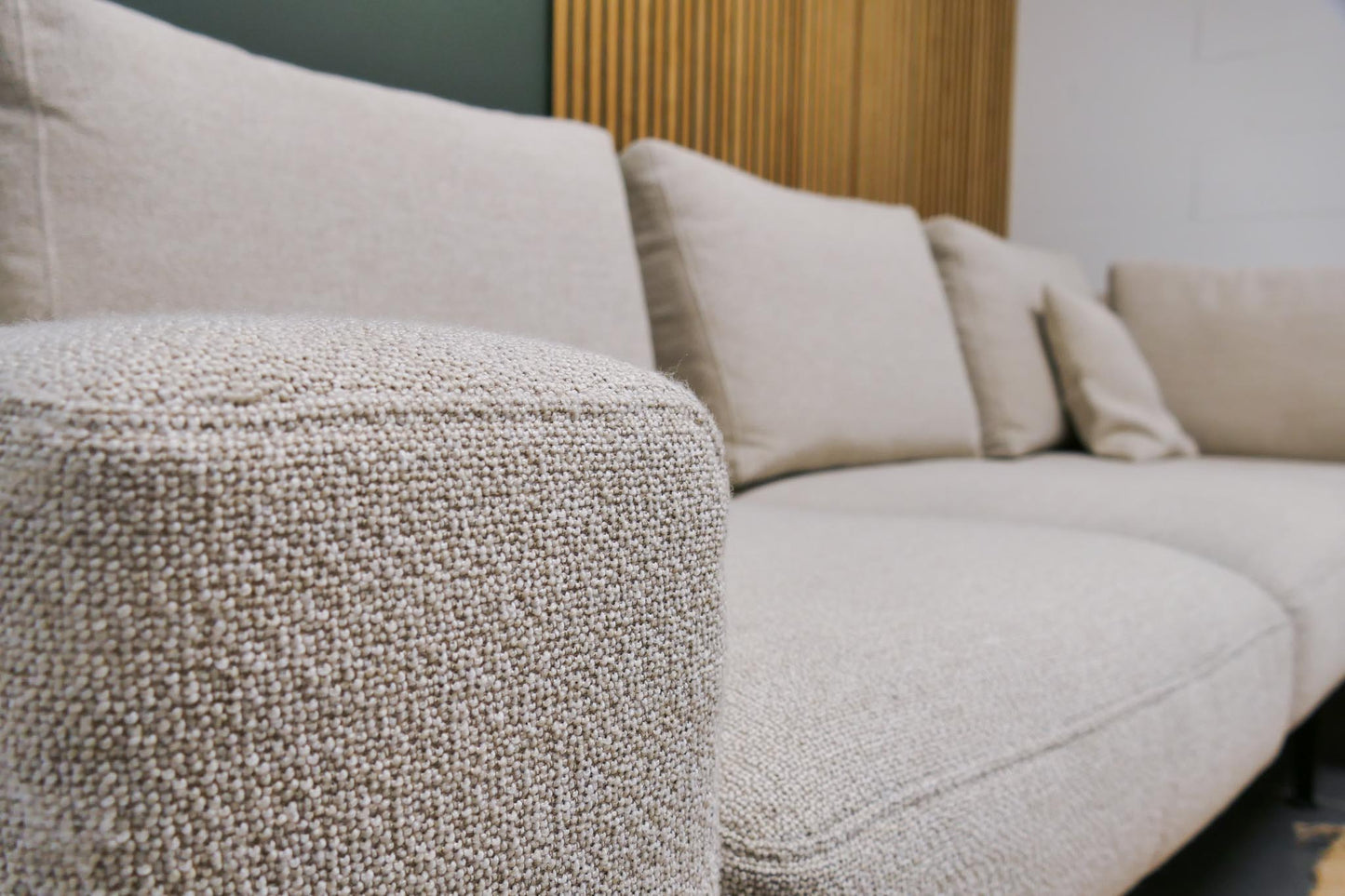 Refurbished Hoekbank Beige Passe Partout Zico