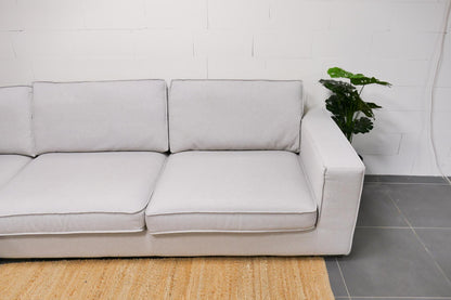 Refurbished Hoekbank Lounge lichtgrijs