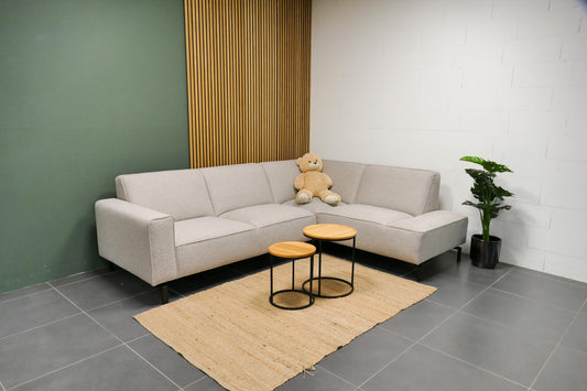 Refurbished Hoekbank Loods 5 Lot Beige