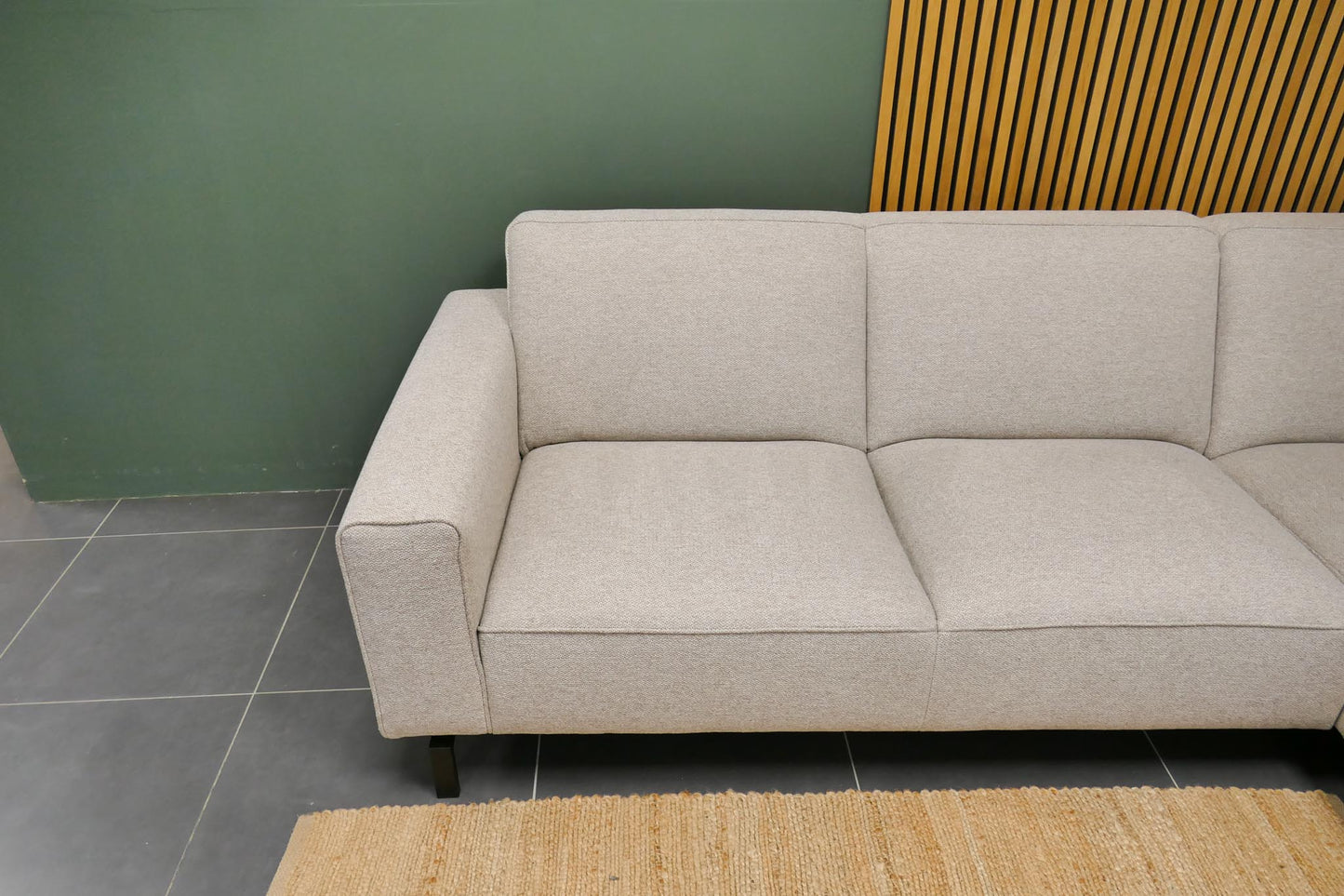 Refurbished Hoekbank Loods 5 Lot Beige