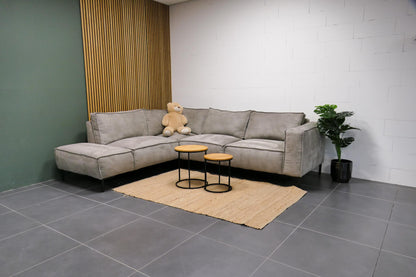 Refurbished Moderne Hoekbank grijs