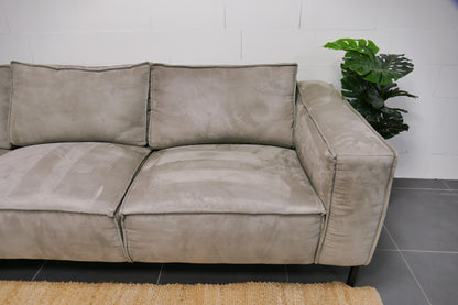 Refurbished Moderne Hoekbank grijs