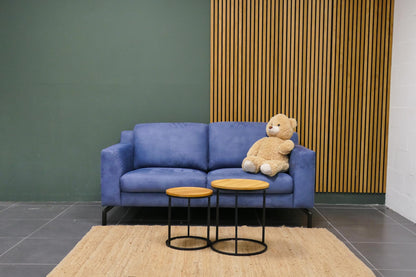 Refurbished 2-zits Montel Montelex Marine Blauw