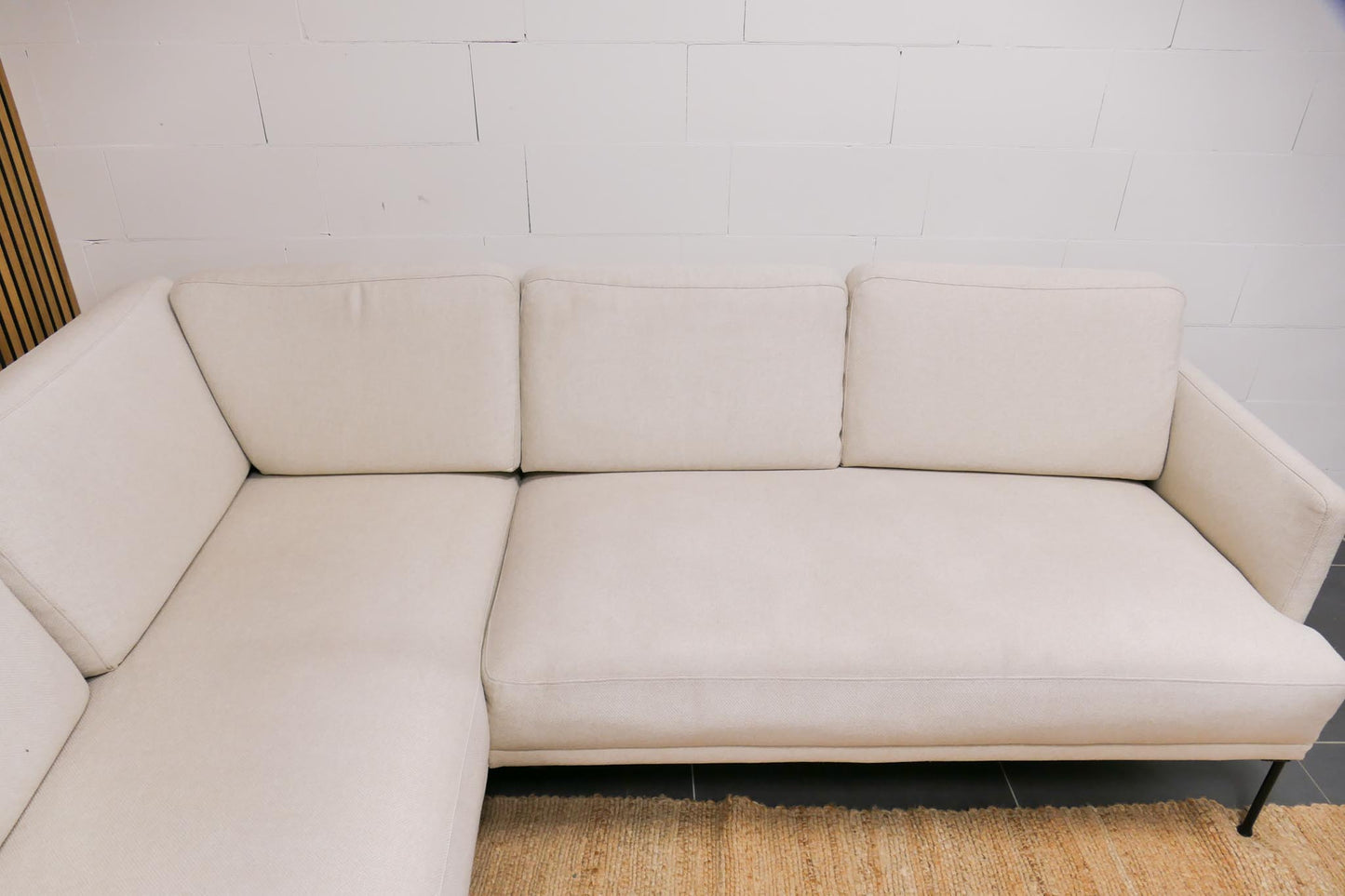 Refurbished Beige Hoekbank Westwing Fluente