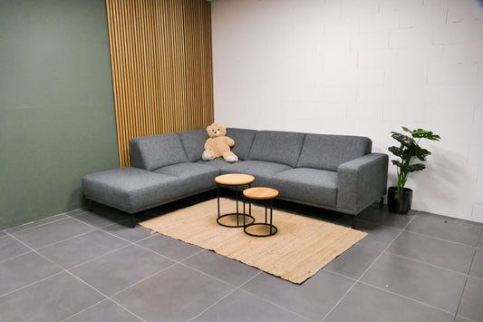 Refurbished Montel Hoekbank Viano Antraciet