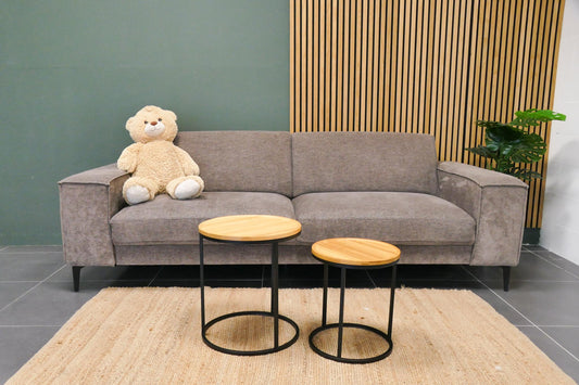 Refurbished 3 zits bank Ko'ex Taupe