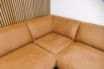 Refurbished Hoekbank ByFonq Flair Cognac