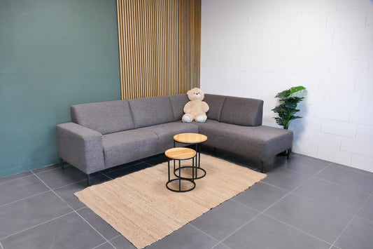 Refurbished Hoekbank Antraciet Taupe