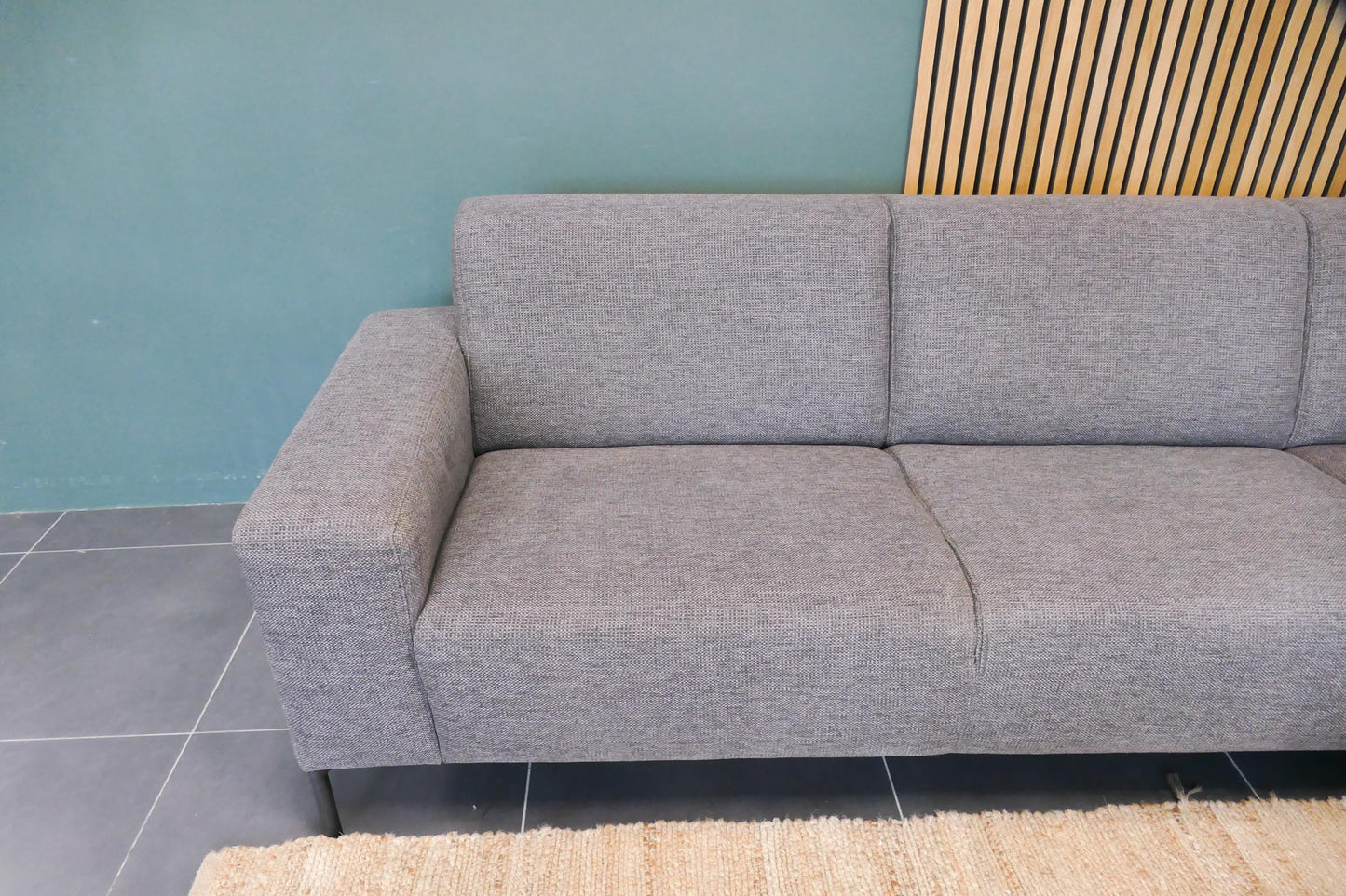 Refurbished Hoekbank Antraciet Taupe