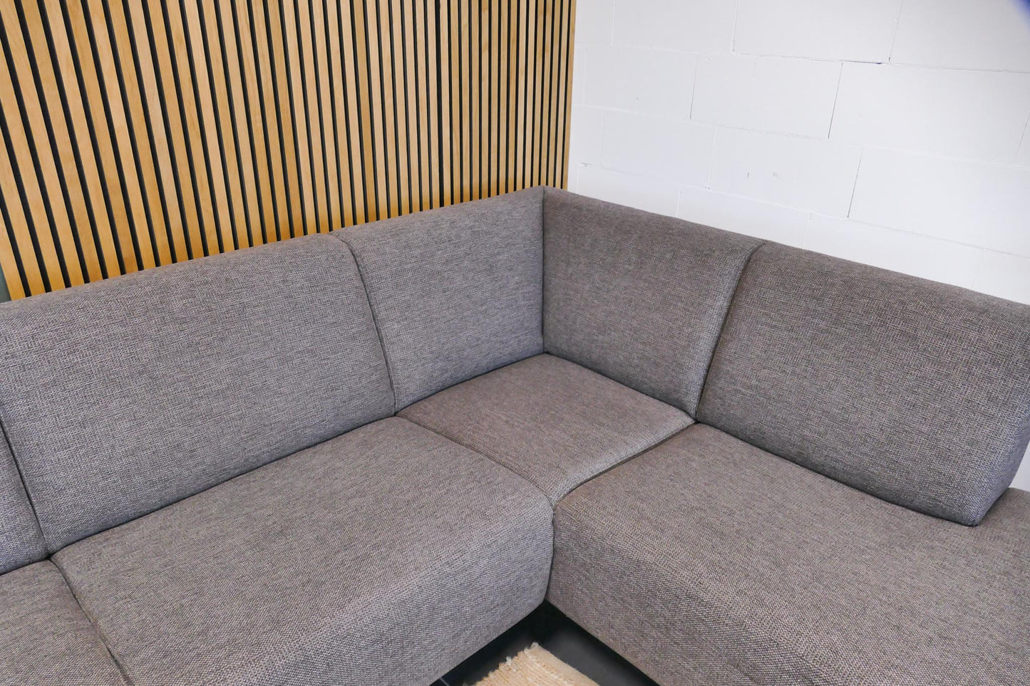 Refurbished Hoekbank Antraciet Taupe