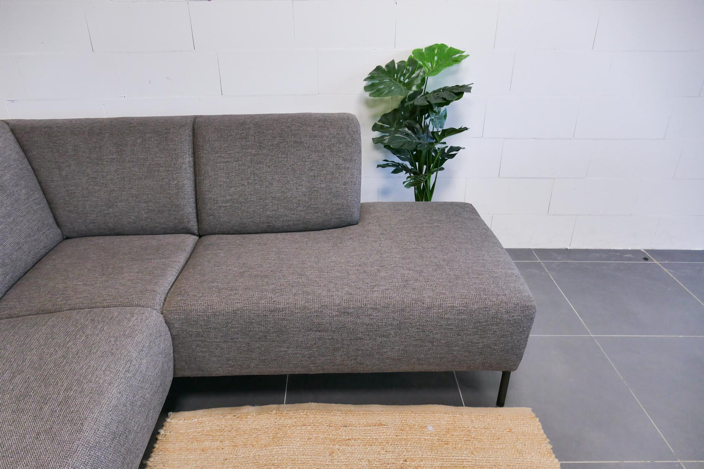 Refurbished Hoekbank Antraciet Taupe