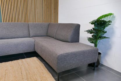 Refurbished Hoekbank Antraciet Taupe
