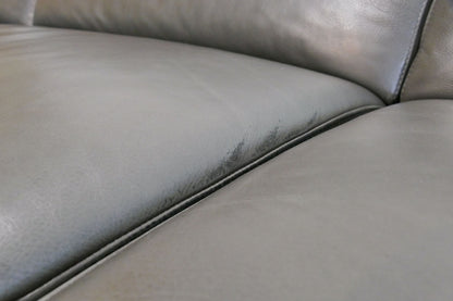 Refurbished InHouse Lounge Bank Antraciet Leder