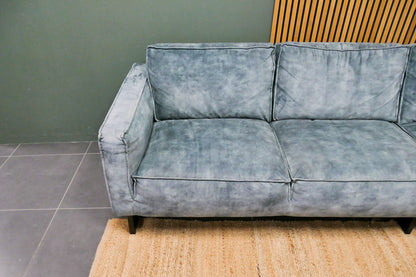 Refurbished Montel Hoekbank Blauw grijs