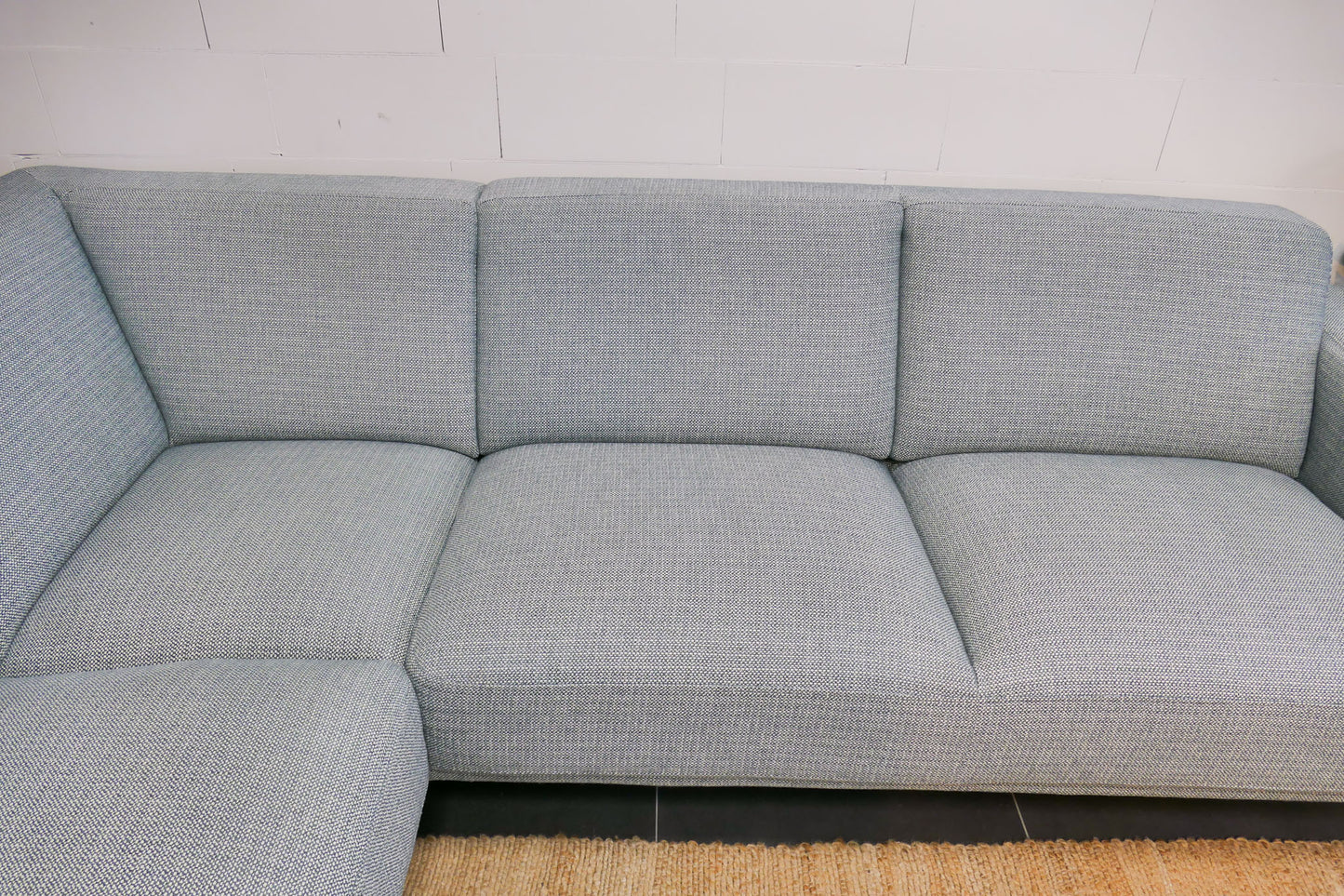 Refurbished Montel Hoekbank Viano Mintgroen