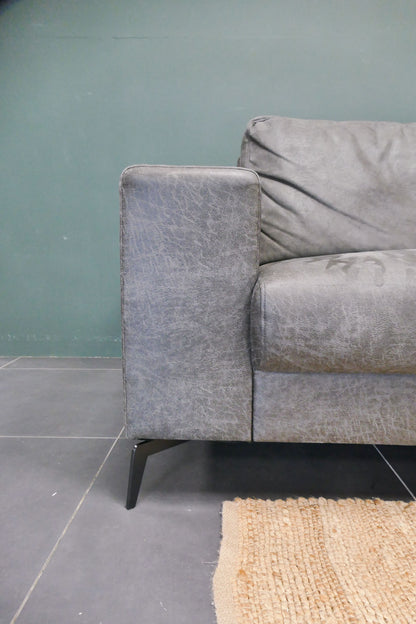 Refurbished Pronto Hoekbank Microvezel Antraciet