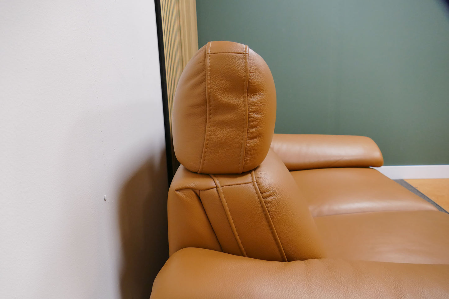 Refurbished 2-zits bank Prominent Cognac Leer