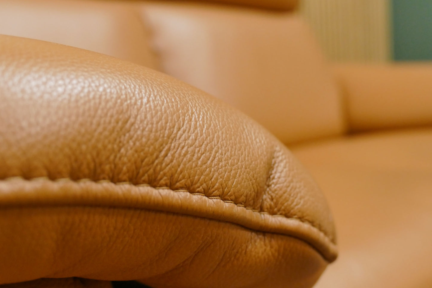 Refurbished 2-zits bank Prominent Cognac Leer