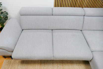 Refurbished hoekbank Montel Modena lichtgrijs