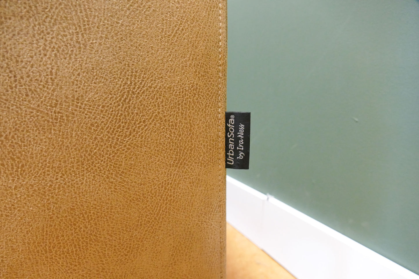 Refurbished Urban Sofa Hoekbank Camel Bruin
