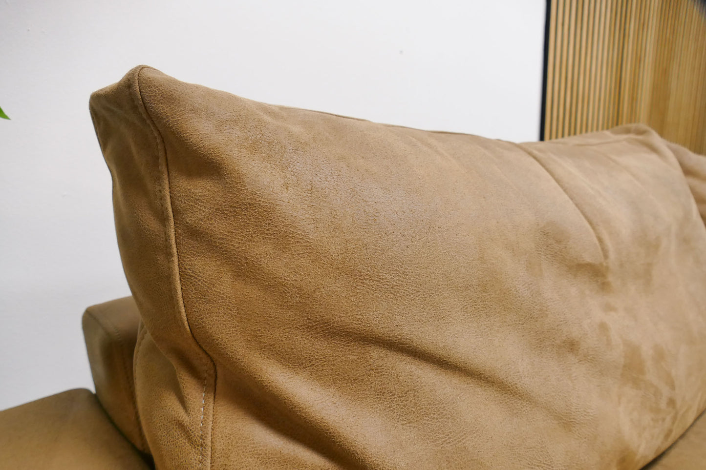 Refurbished Urban Sofa Hoekbank Camel Bruin