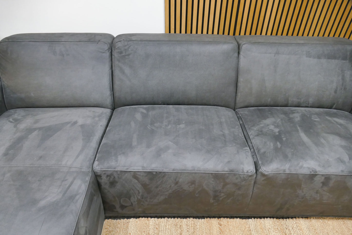 Refurbished Chaise Longue Pronto Microvezel Antraciet