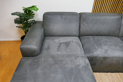 Refurbished Chaise Longue Pronto Microvezel Antraciet