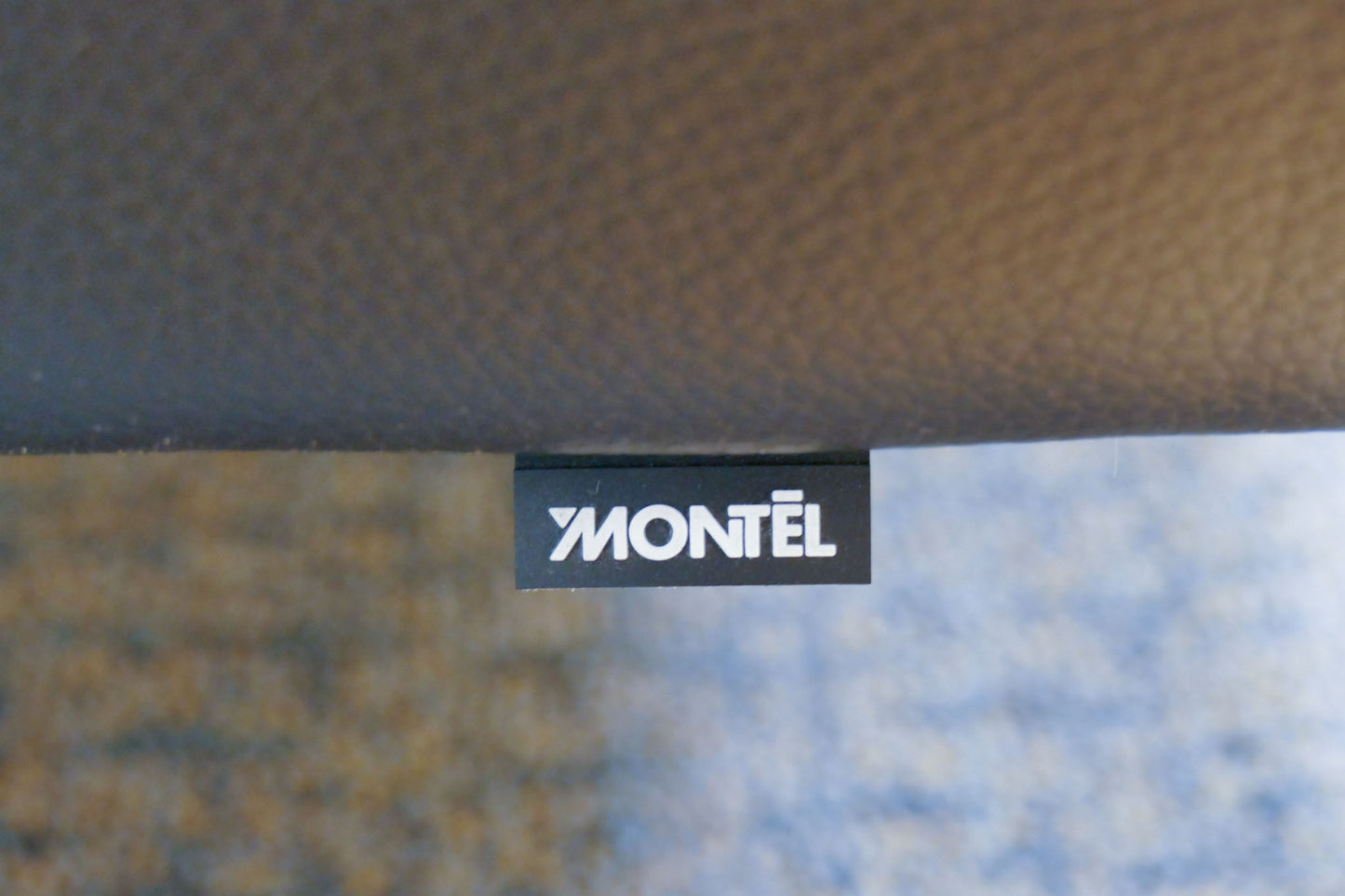 Refurbished 2,5-zits Montel Montelex Zwart Leer