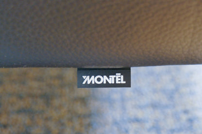 Refurbished 2,5-zits Montel Montelex Zwart Leer