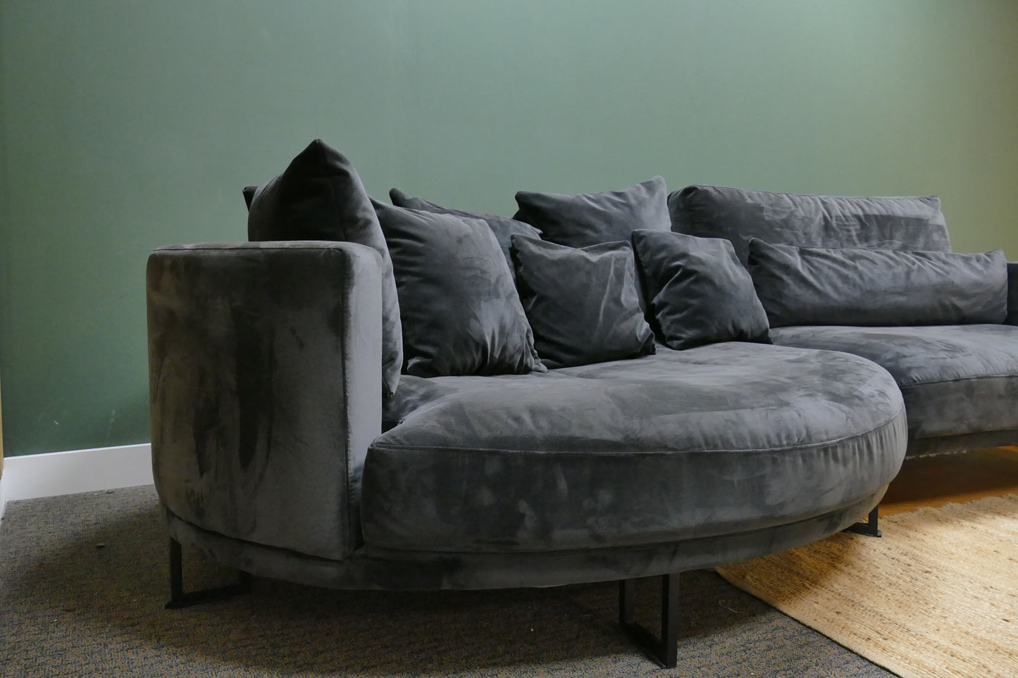 Refurbished Zitmaxx Dordoni Loungebank Velvet