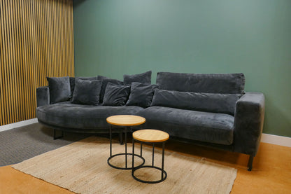 Refurbished Zitmaxx Dordoni Loungebank Velvet