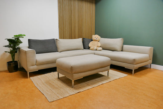 Refurbished Hoekbank Design on Stock Aikon Lounge Beige