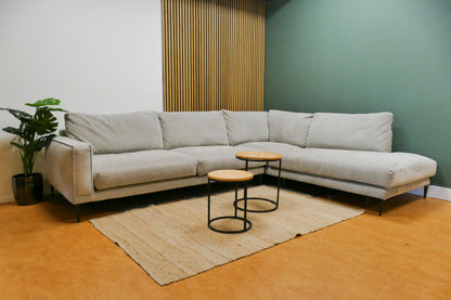 Refurbished Hoekbank Goossens Beige