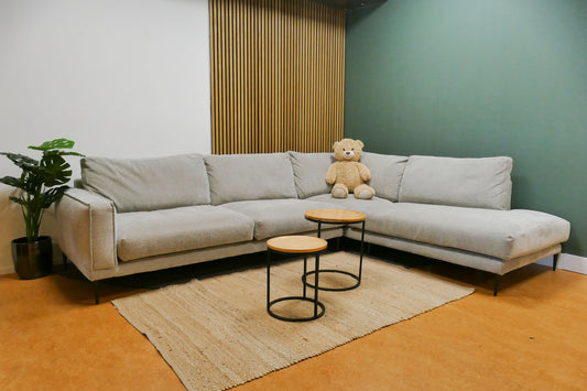 Refurbished Hoekbank Goossens Beige