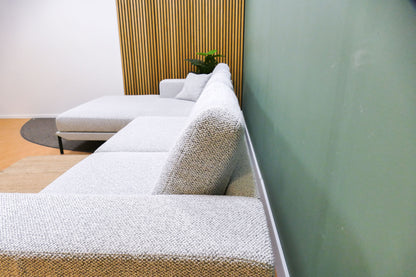 Refurbished Chaise Longue Passe Partout Lichtgrijs