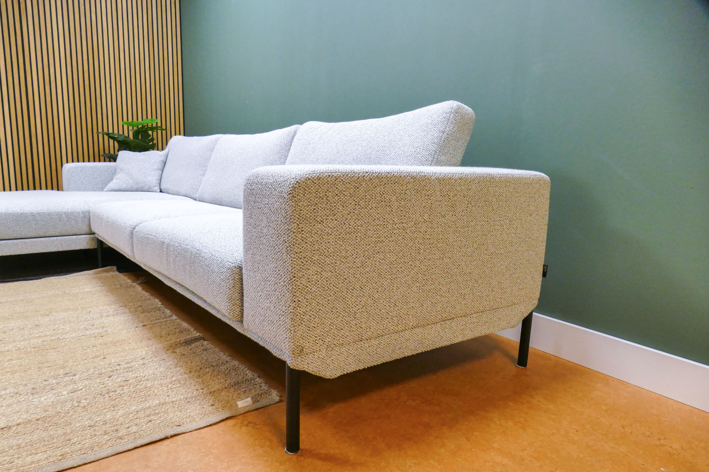 Refurbished Chaise Longue Passe Partout Lichtgrijs