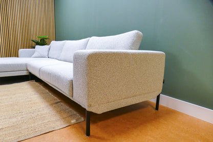 Refurbished Chaise Longue Passe Partout Lichtgrijs