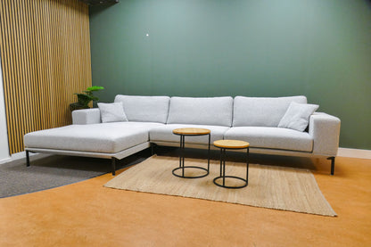 Refurbished Chaise Longue Passe Partout Lichtgrijs