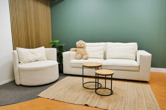 Refurbished 2,5-zits + Fauteuil Label67 Beige