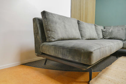 Refurbished Passe Partout Zico + Hocker Velvet Groen