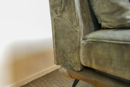 Refurbished Passe Partout Zico + Hocker Velvet Groen