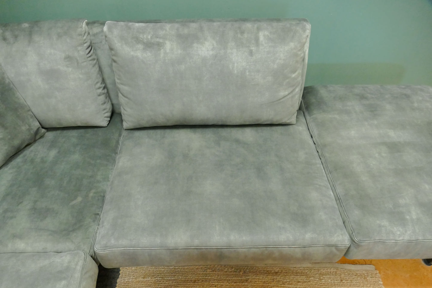 Refurbished Passe Partout Zico + Hocker Velvet Groen