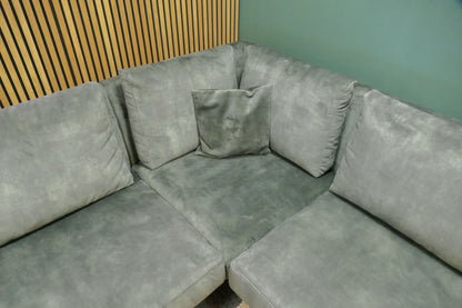 Refurbished Passe Partout Zico + Hocker Velvet Groen