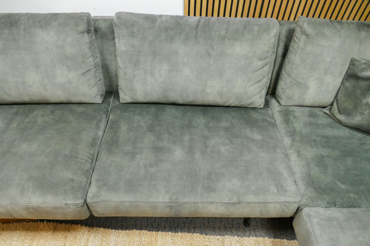 Refurbished Passe Partout Zico + Hocker Velvet Groen